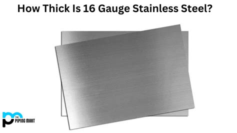 16g copper sheet metal|16 gauge stainless steel thickness.